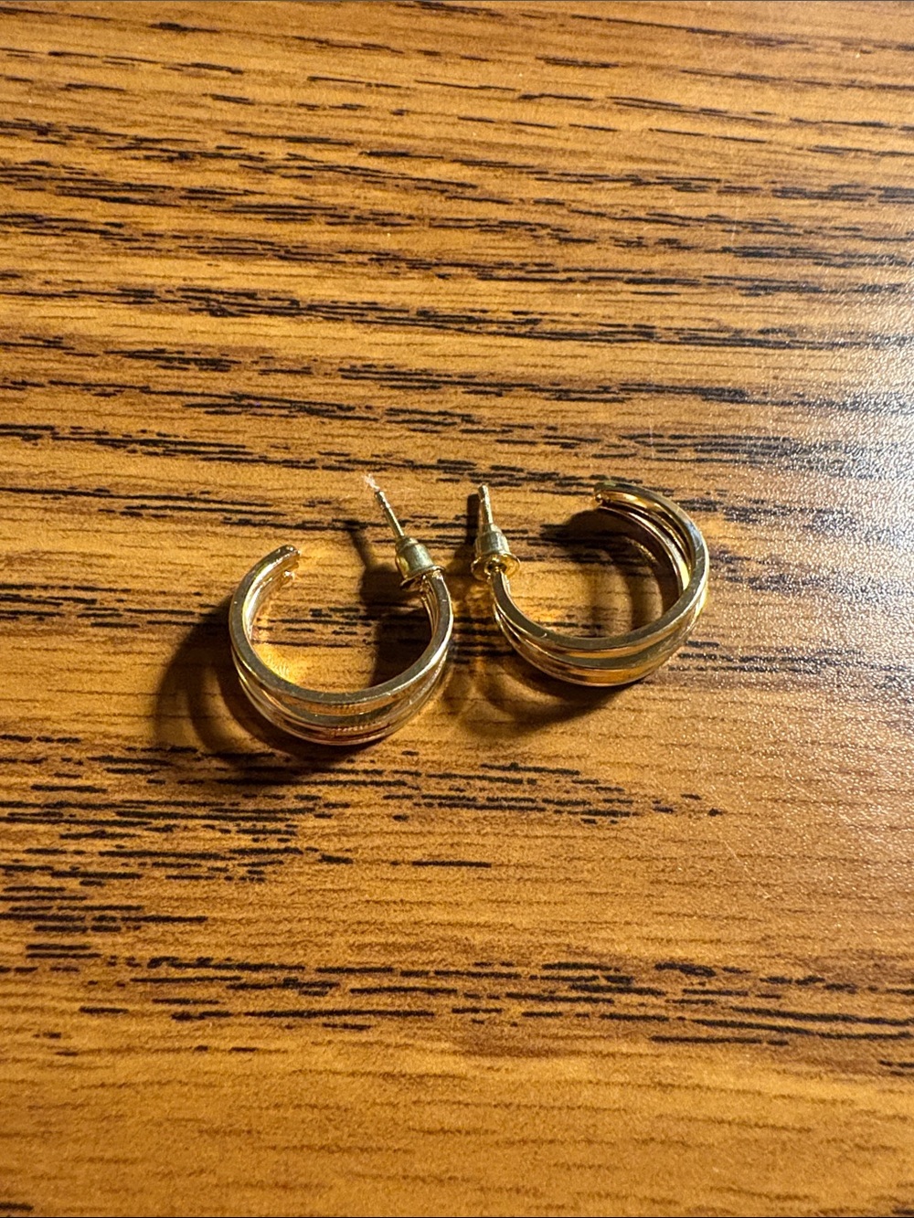 Gold-Tone Layered Hoop Earrings - Women Jewelry